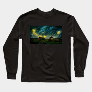 The Sky of Vincent Van Gogh (Day36) Long Sleeve T-Shirt